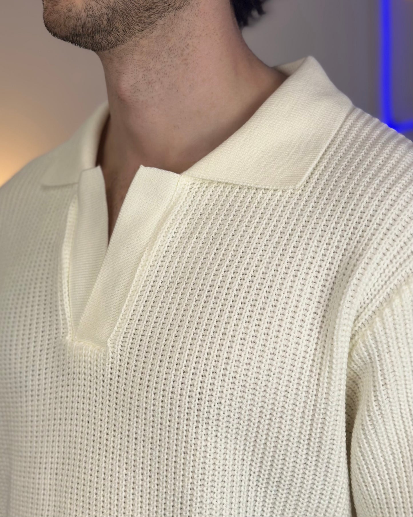 Polo Oversize col. Bianco