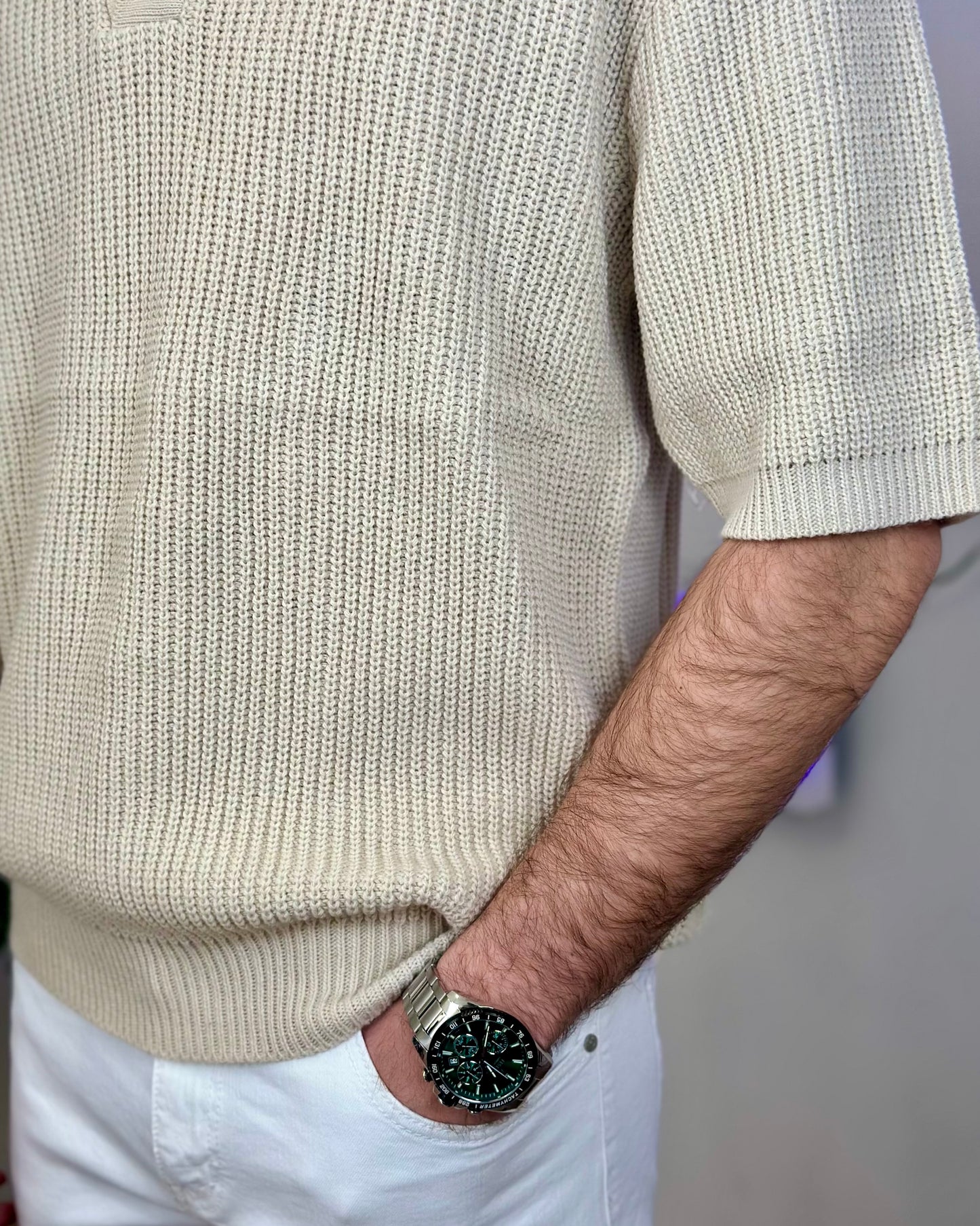 Polo Oversize col. Bianco