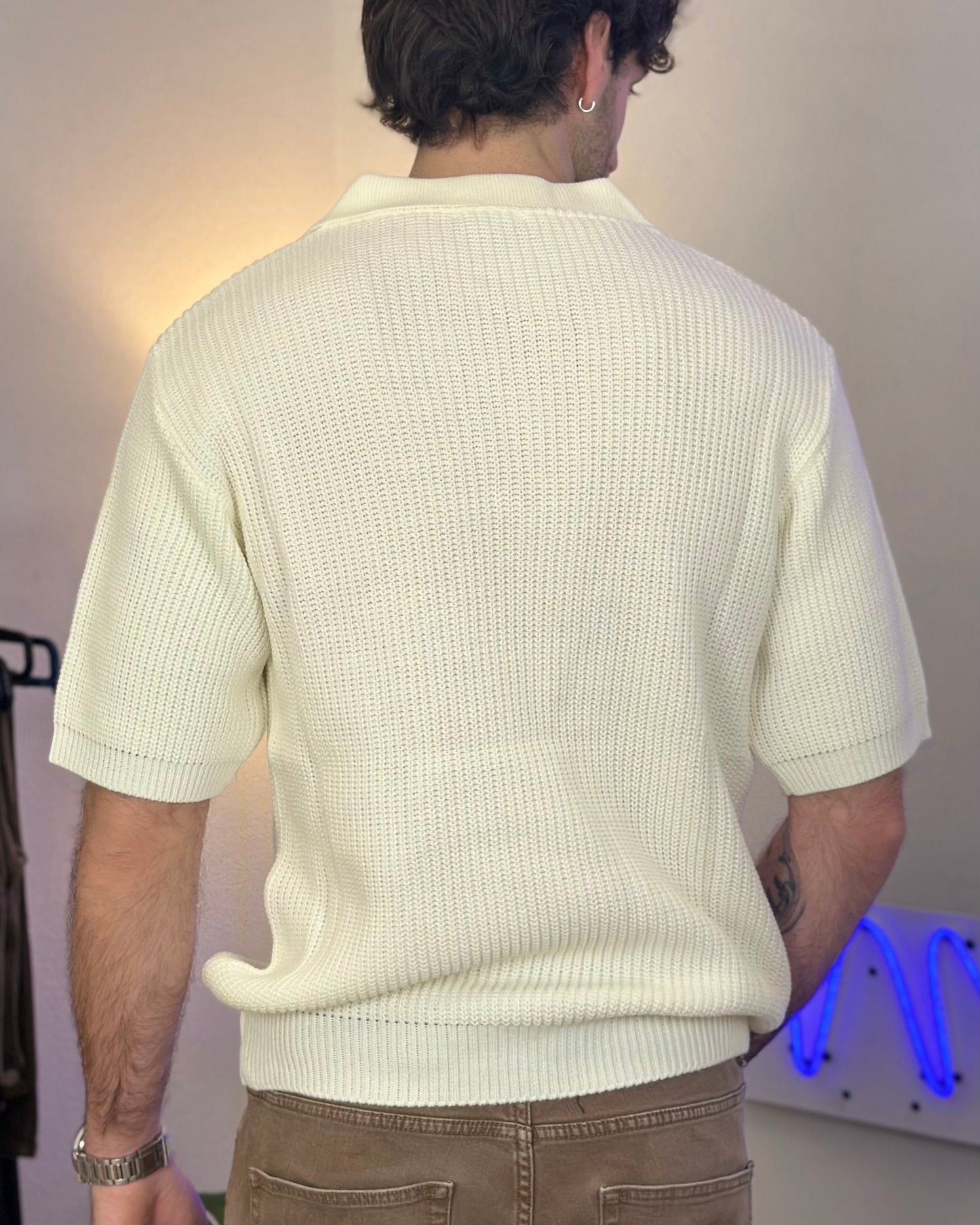 Polo Oversize col. Bianco