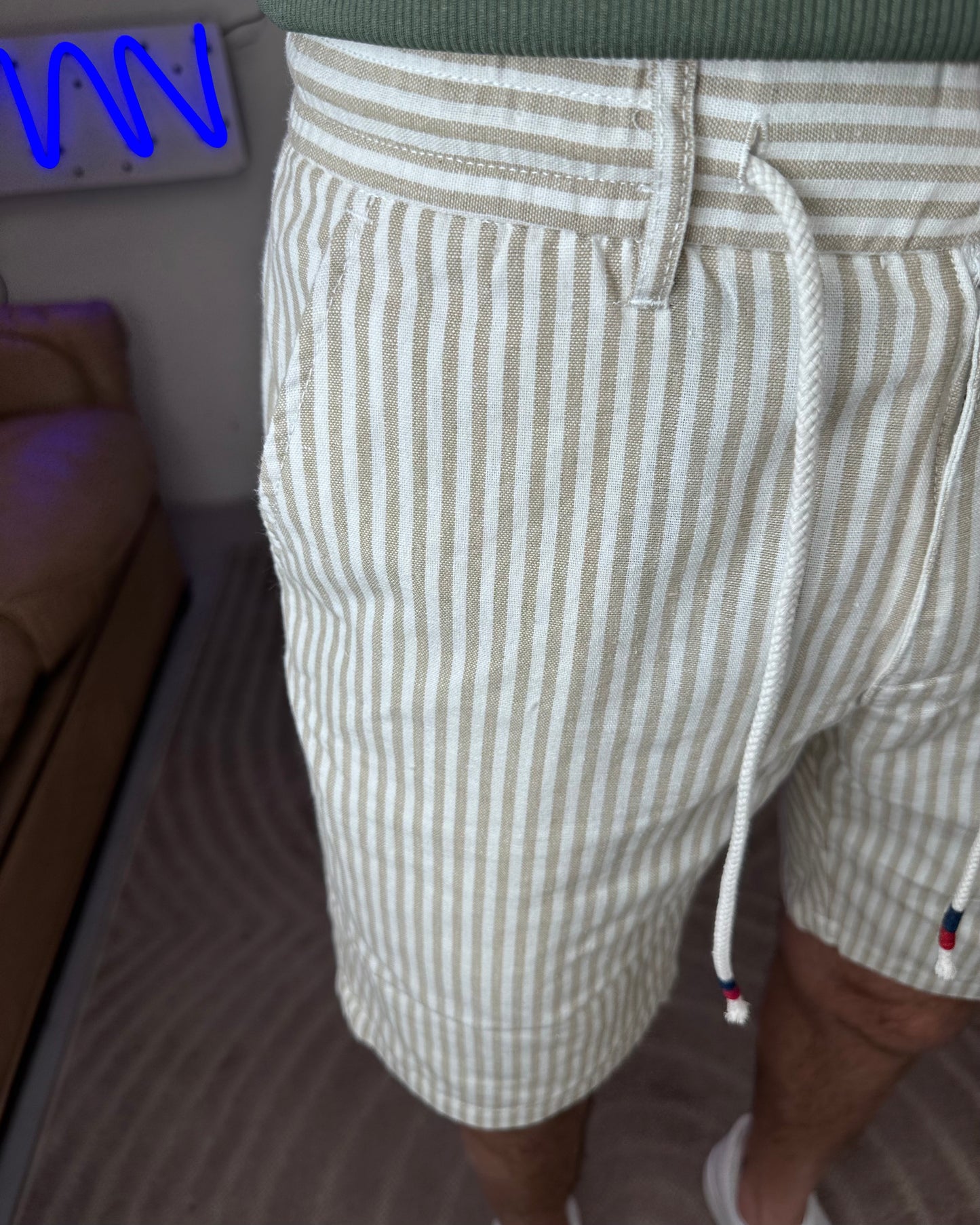 Bermuda a Righe con Laccio