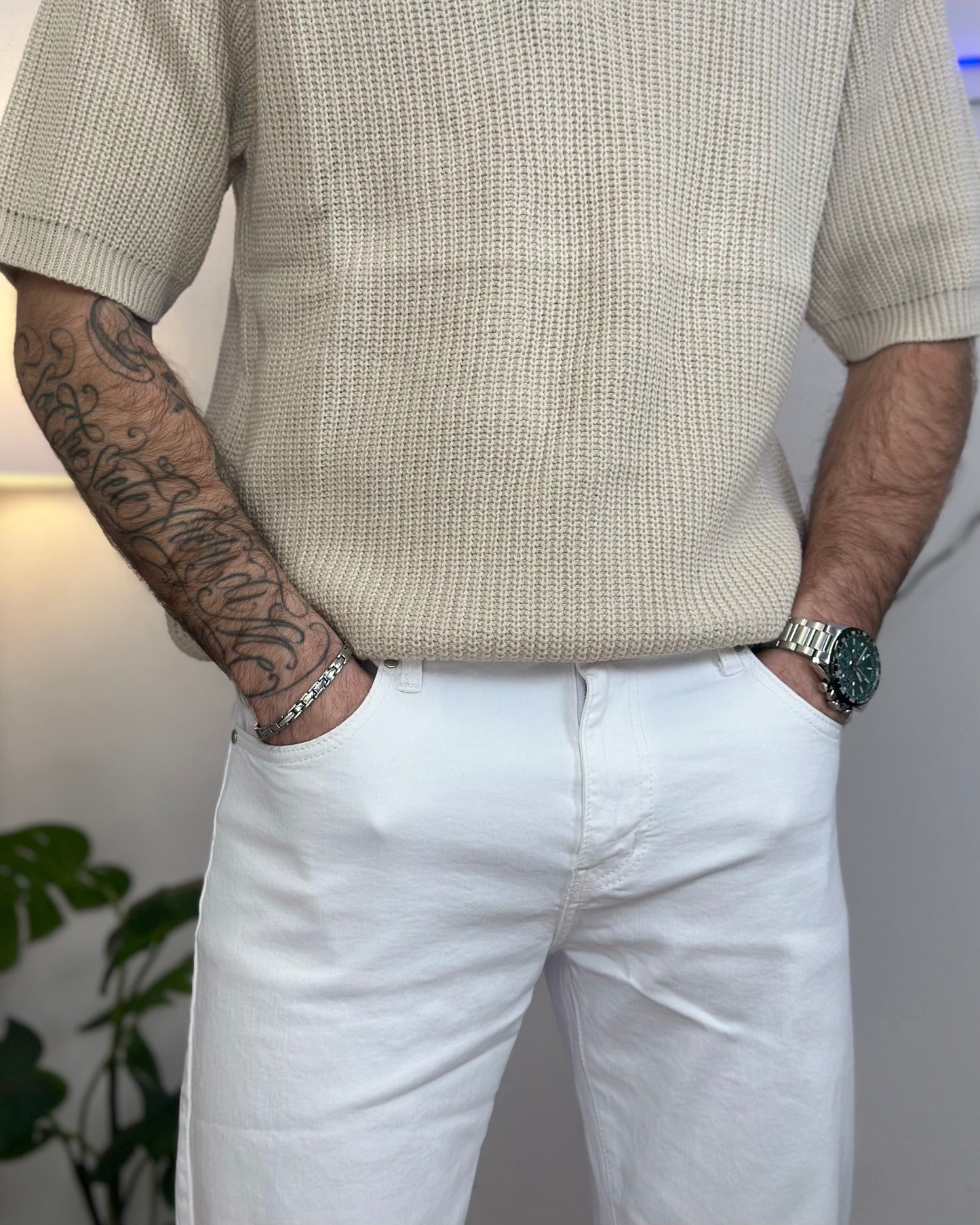 Polo Oversize col. Bianco