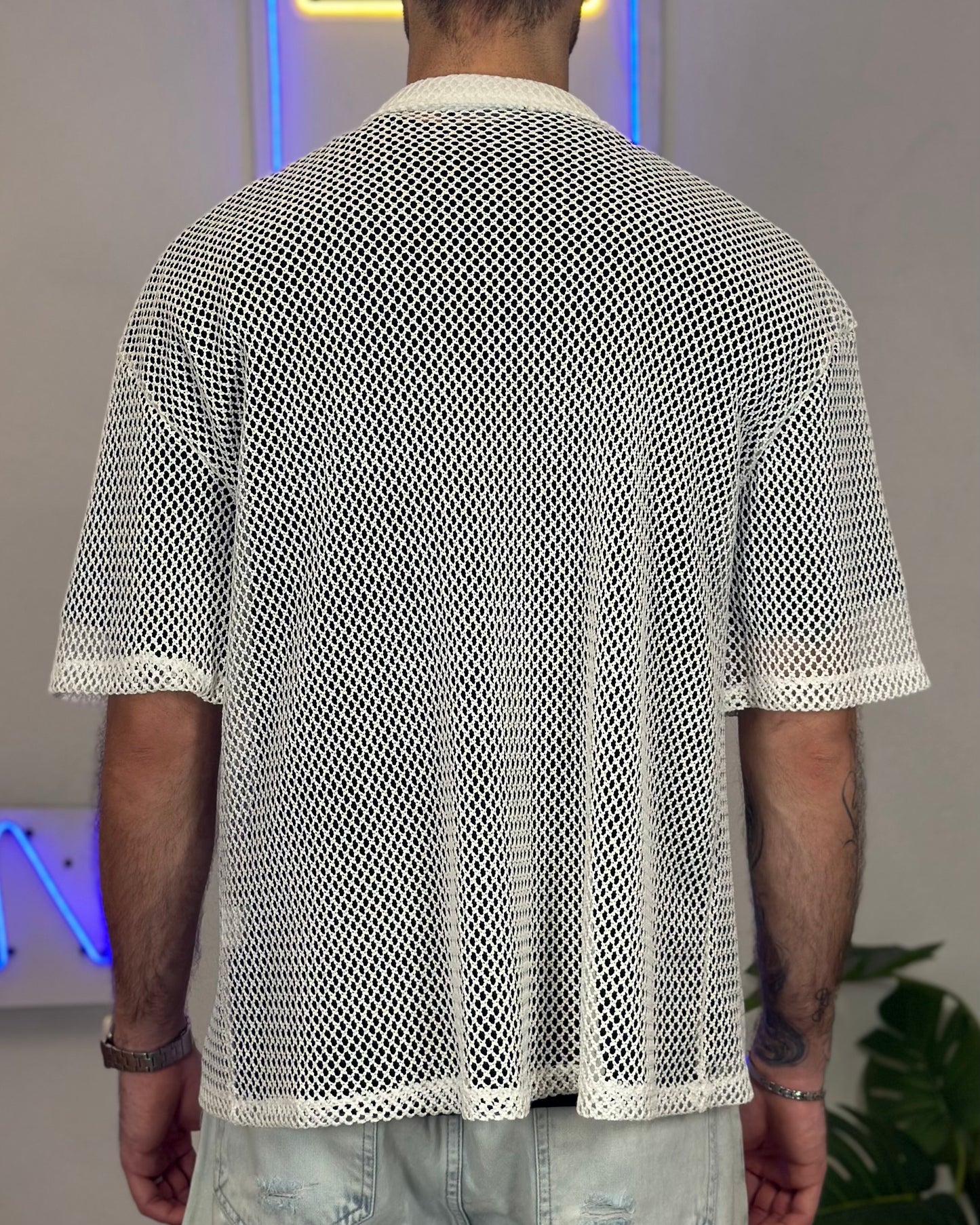 Camicia Traforata col. Bianco