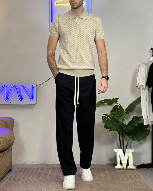 Polo Manica Corta in Viscosa