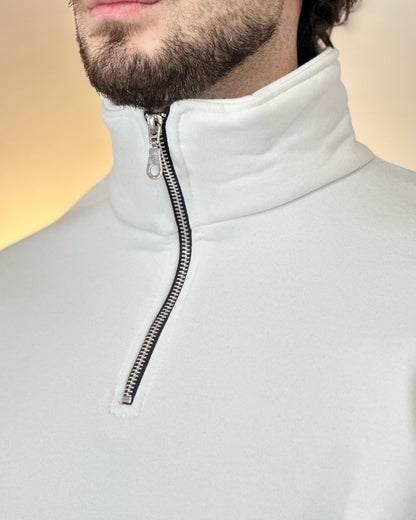 Maglione Felpato con Zip