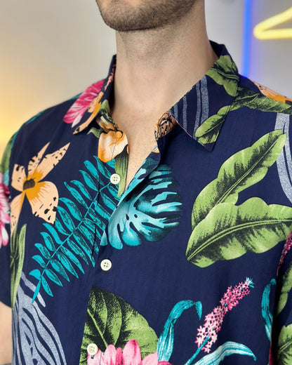 Camicia con Fantasia a Fiori