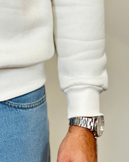 Maglione Felpato con Zip