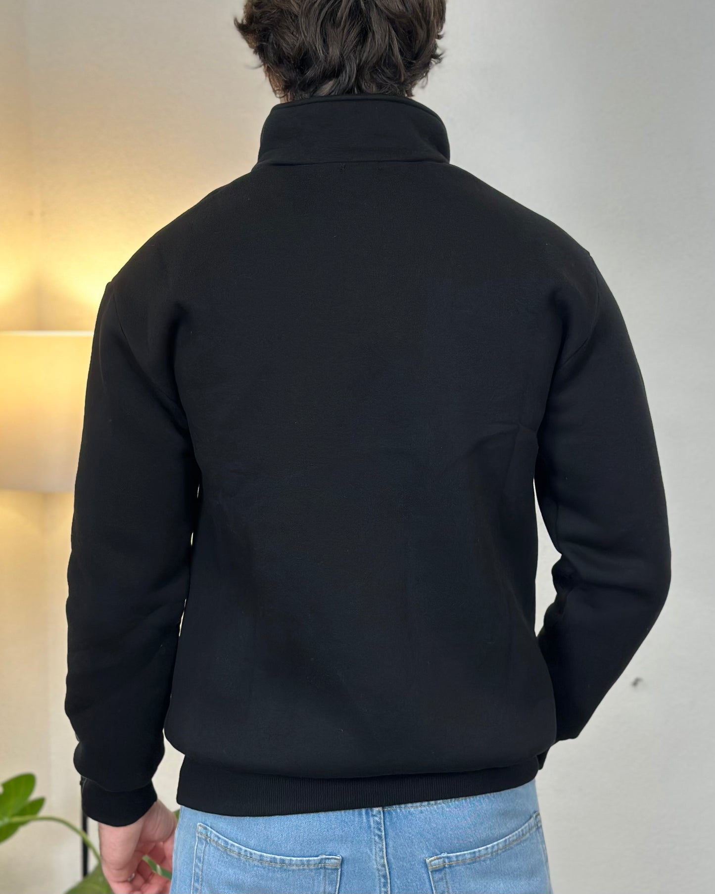 Maglione Felpato con Zip