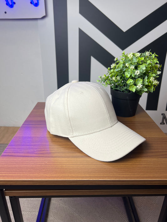 Cappello con visiera col. Beige