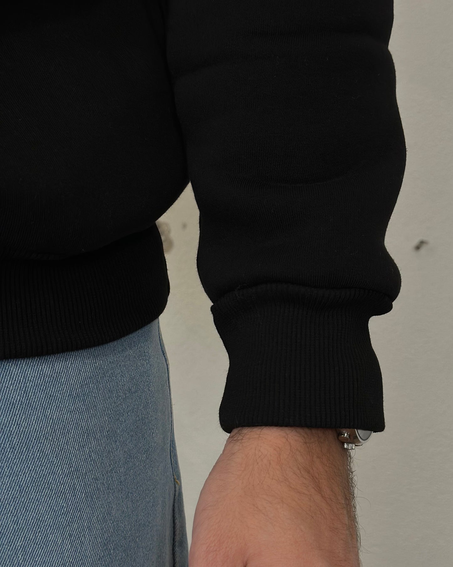 Maglione Felpato con Zip