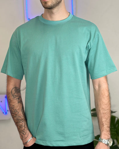 Maglia T-Shirt Oversize col. Verde Petrolio