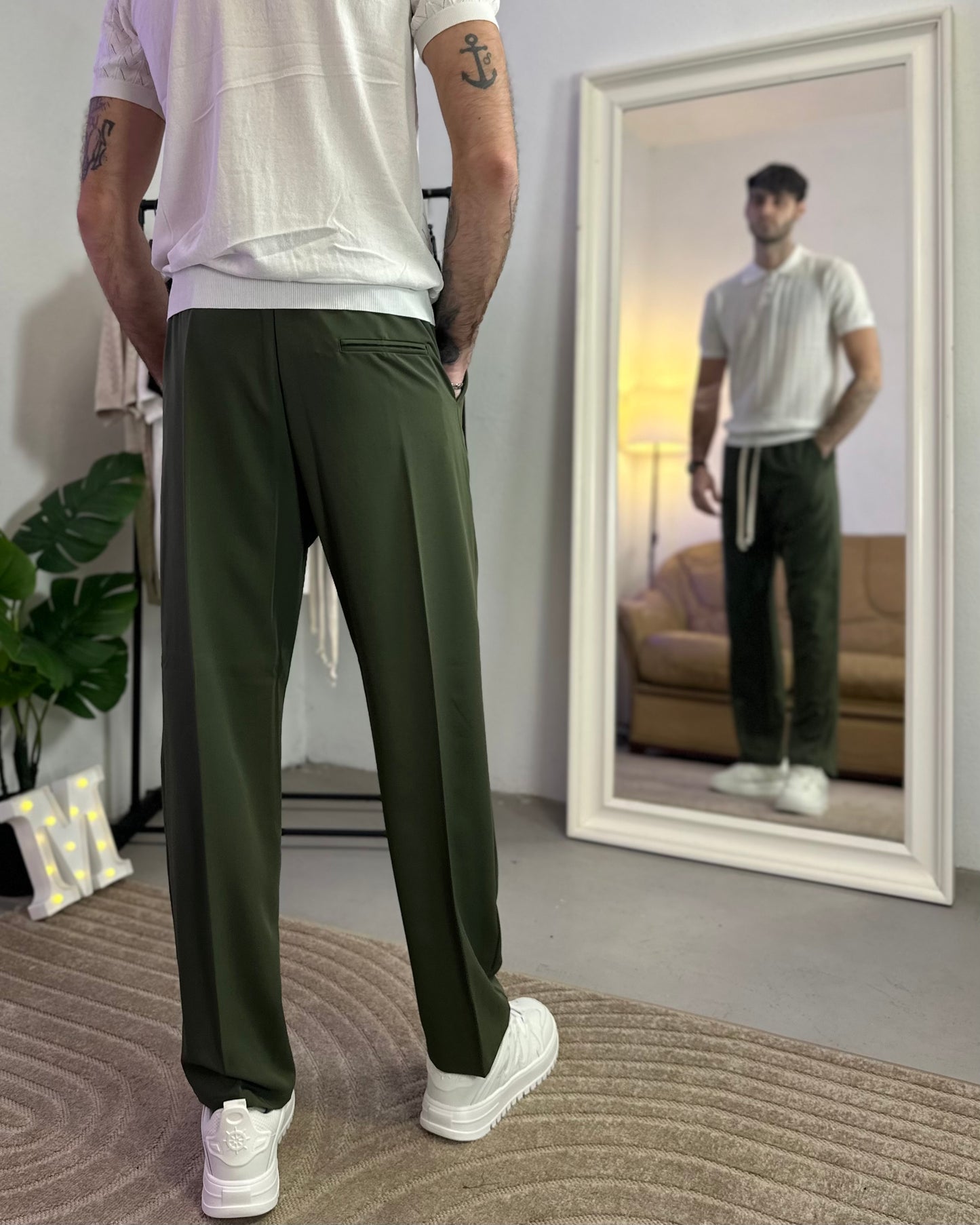 Pantalaccio Baggy Fit col Verde Militare