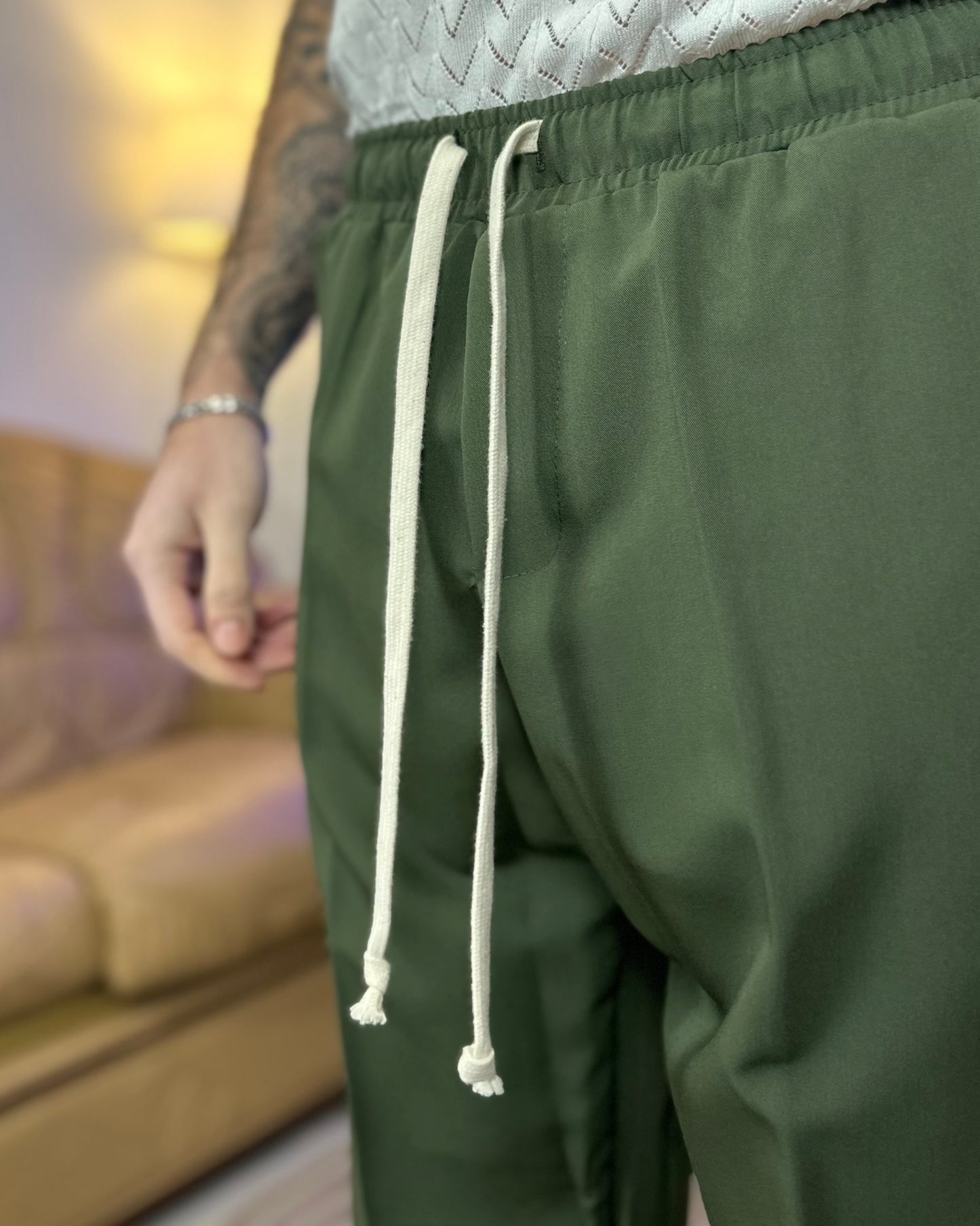 Pantalaccio Baggy Fit col Verde Militare